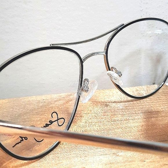 NEW Sean John Silver Metal Eyeglass Frame, Rx'able, unisex, glasses, Aviator - Picture 4 of 6